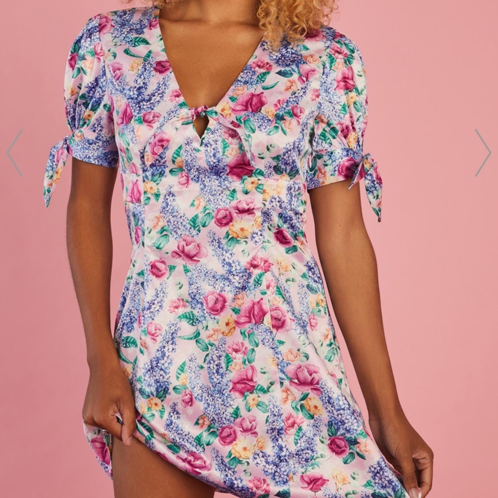 NWT SUGAR THRILLZ Riverbank Reflections Dress S